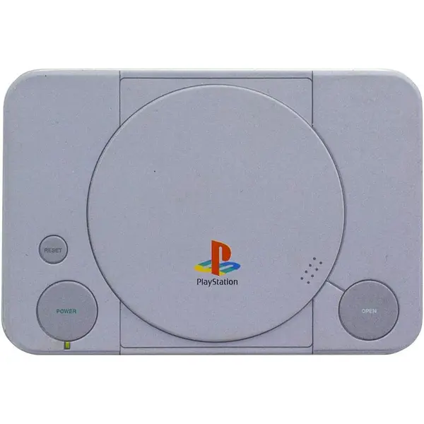 Jeu de cartes à jouer et boîte de rangement en métal - Paladone - Sony PlayStation 1 - PS1 - Neuf