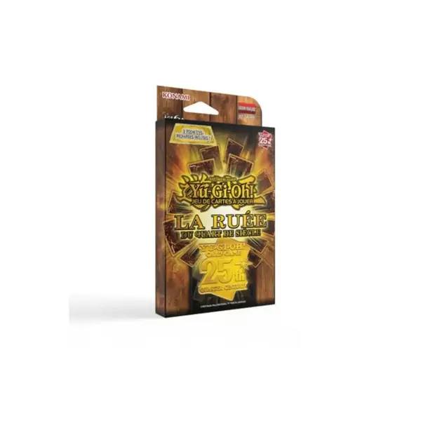 YU-GI-OH! Pack de 3 Boosters - La Ruée du Quart de Siècle
