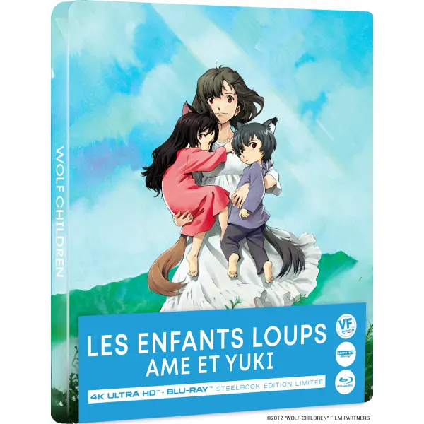 Les Enfants Loups, Ame & Yuki - Édition Steelbook Combo 4K/Blu-ray