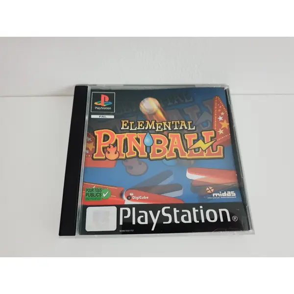 Elemental Pinball PS1 - Occasion très bon état