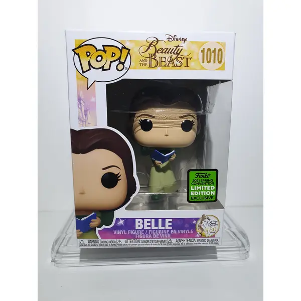 FUNKO POP 1010 - DISNEY - BEAUTY AND THE BEAST - BELLE - 2021 SPRING CONVENTION EXCLUSIVE - NEUF