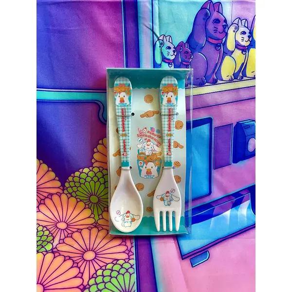 Couverts en plastique - Cinnamoroll Mogu Mogu - Sanrio - Atari Kuji