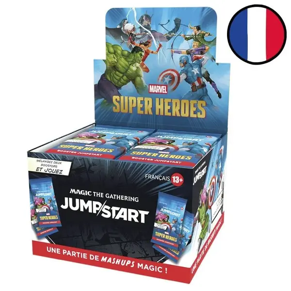 Magic the Gathering - Boite de 24 Boosters Jumpstart - Marvel Super Heroes - FR