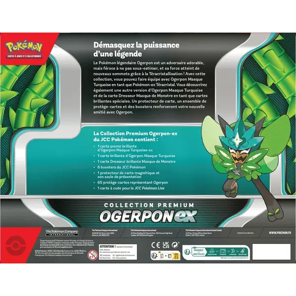 Pokémon - Coffret Ogerpon-ex Premium - en français - Neuf