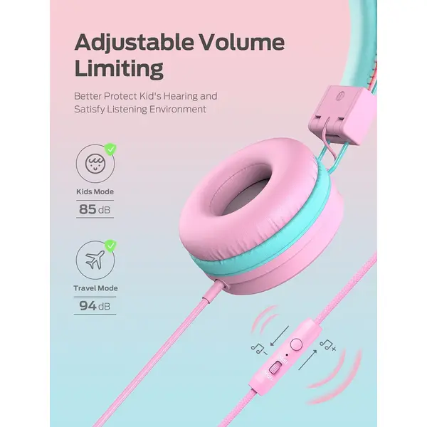 Casque audio filaire microphone IC-HS14 - iclever - pour Enfant - Neuf