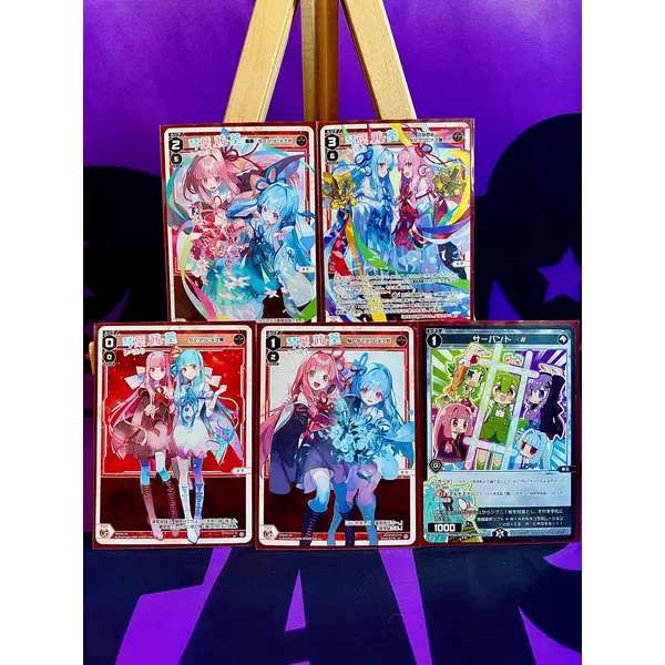5 cartes Promo Wixoss - Voice Across - Kotonoha Akane & Aoi - Non Brillantes