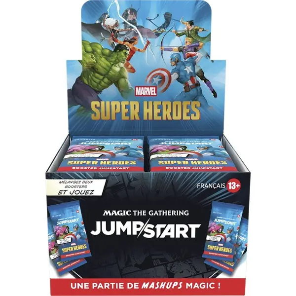 Magic the Gathering - Boite de 24 Boosters Jumpstart - Marvel Super Heroes - FR