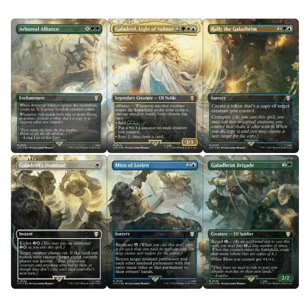 Magic the Gathering - Coffret Scénique - Le Seigneur des Anneaux - Chroniques de la Terre du Milieu - The Might of Galadriel en Anglais - Neuf scellé