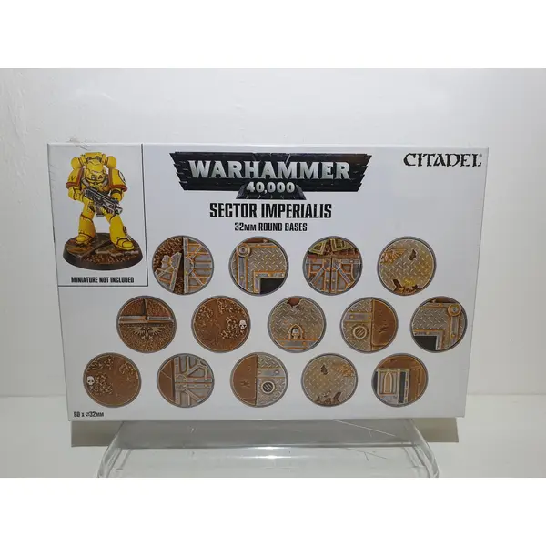 Warhammer 40,000 - Sector Imperialis - 32mm Round Bases - Neuf sous blister