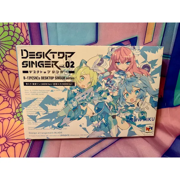 Model Kit Hatsune Miku - Snow Miku - Desktop Singer Vol.02 B-139[SN]s - MegaHouse - Comme neuf