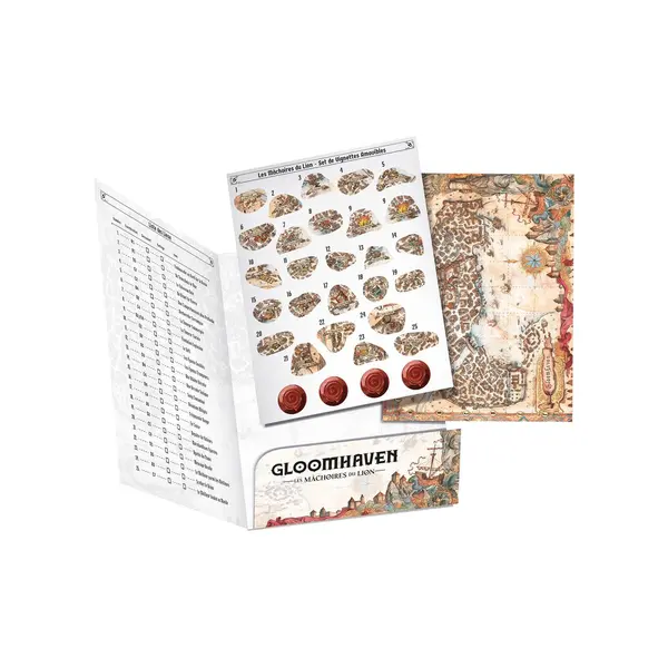 Gloomhaven - Les Mâchoires du Lion : Set de Vignettes Amovibles et Plan