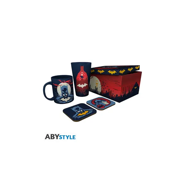 DC COMICS - Pck Verre XXL + Mug + 2 Coasters "Glow"