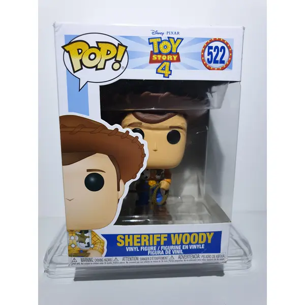 FUNKO POP 522 - DISNEY PIXAR - TOY STORY 4 - SHERIFF WOODY - OCCASION