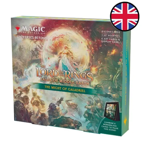 Magic the Gathering - Coffret Scénique - Le Seigneur des Anneaux - Chroniques de la Terre du Milieu - The Might of Galadriel en Anglais - Neuf scellé