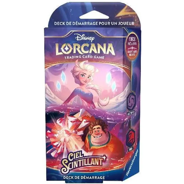 Disney Lorcana - Ciel Scintillant - Deck de Démarrage en Français - Neuf