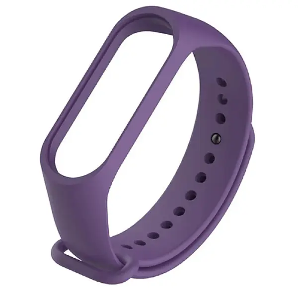 Bracelet en silicone unicolore pour Xiaomi Mi Band 4 - Violet