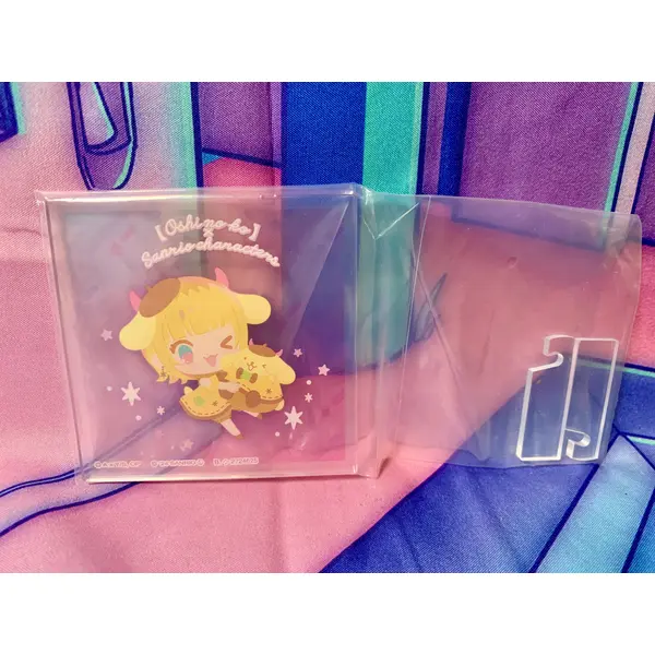 Support acrylique / Acrylic Stand acrylique Oshi No Ko - MemCho & PomPomPurin - Oshi No Ko x Sanrio - Neuf