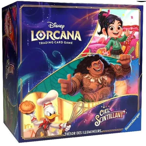 Disney Lorcana - Ciel Scintillant - Coffret Trésor des Illumineurs - Coffret Illumineer's Trove - en français - Neuf