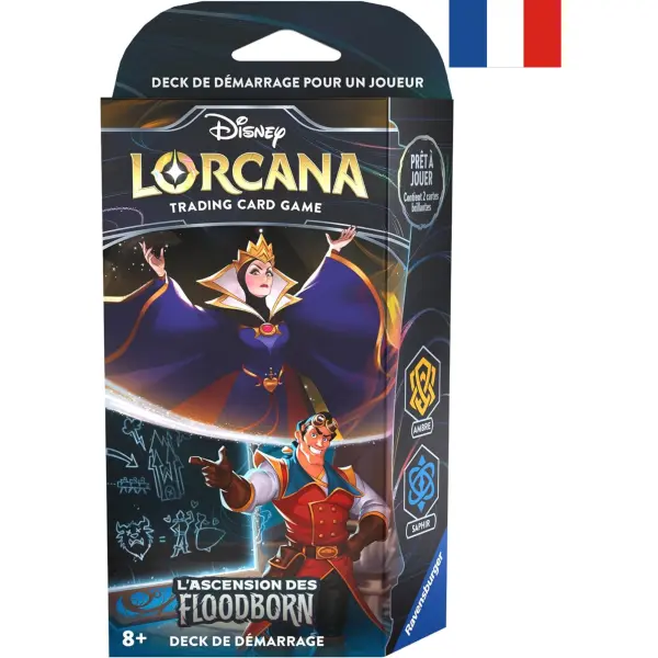 Disney Lorcana - L'Ascension des Floodborn - Deck de Démarrage en Français - Neuf