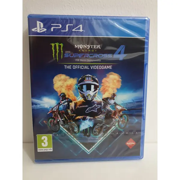 Monster Energy Supercross 4 - The Official Videogame PS4 - Neuf sous blister