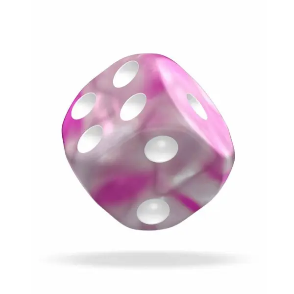 Oakie Doakie Dice - Dés D6 12mm - Gemidice - Magnolia (x1)