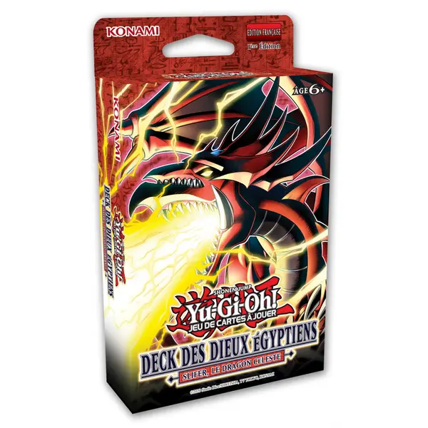 Yu-Gi-Oh! - Deck de Structure des Dieux Egyptiens - Slifer, le Dragon Céleste - Édition Française - Neuf scellé