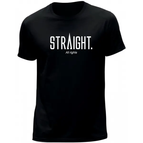 T-Shirt Yaro "Straight" Noir - Addictive Store