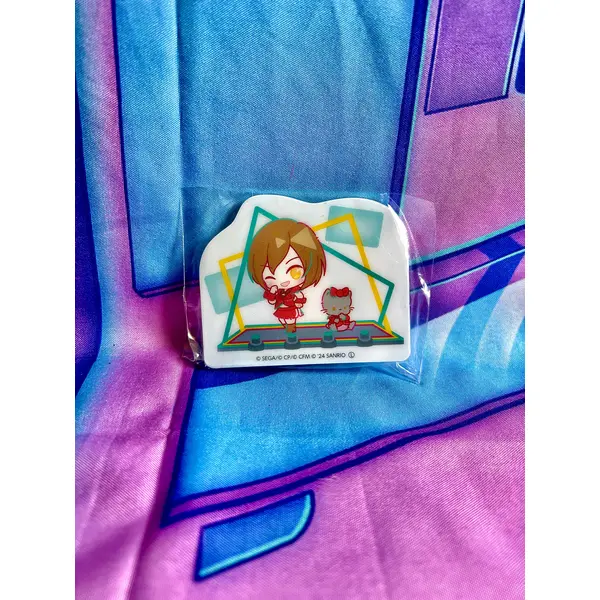 Badge Acrylique - Project Sekai Colorful Stage ft. Hatsune Miku x Sanrio - Meiko x Nya Ni Nyu Nye Nyon