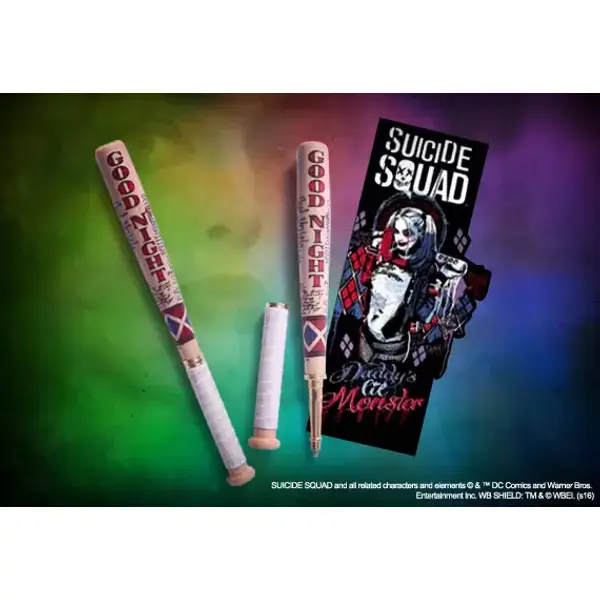 Suicide Squad - Stylo Batte de Baseball + Marque-Page - Neuf