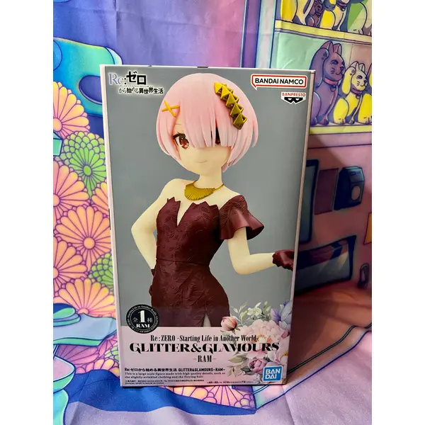 Figurine Figure - Re Zero - Ram - Glitter & Glamours - Bandai Spirits - Neuve - 23cm