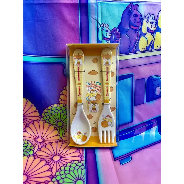 Couverts en plastique - Pompompurin Mogu Mogu - Sanrio - Atari Kuji
