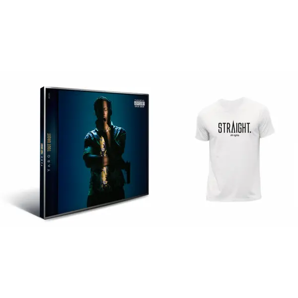 Yaro Pack CD + T-shirt "Straight" Blanc - Addictive Store