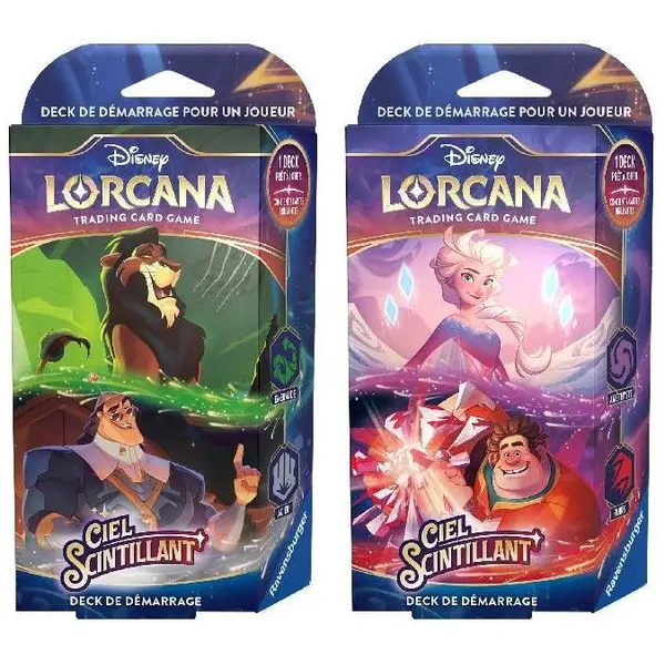 Disney Lorcana - Ciel Scintillant - Deck de Démarrage en Français - Neuf