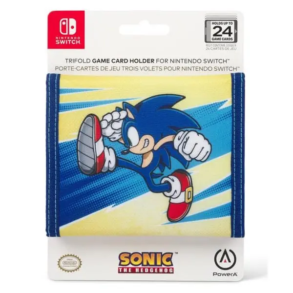 Porte-cartes de jeu trois volets pour Nintendo Switch - Sonic The Hedgehog - Neuf