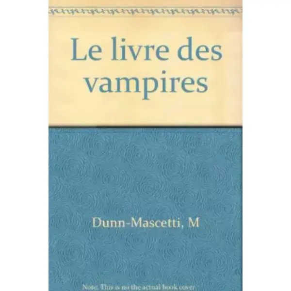 LIVRE DES VAMPIRES