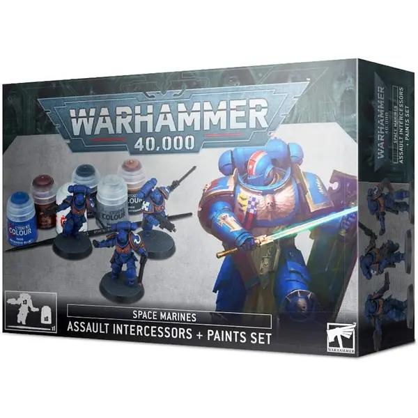 Warhammer 40,000 - Space Marines - Set Intercessors d'Assaut + Peinture - Neuf sous blister