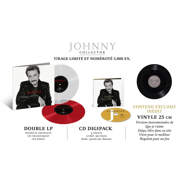 Johnny Hallyday - JOHNNY - Coffret Collector couleur (Symphonique)