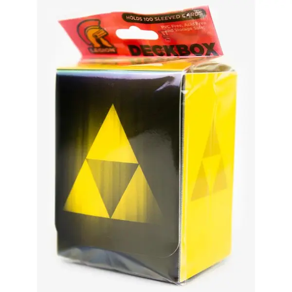 Legion - Deck Box Super Iconic Triforce - Holds 100 Sleeved Cards - Neuf sous blister