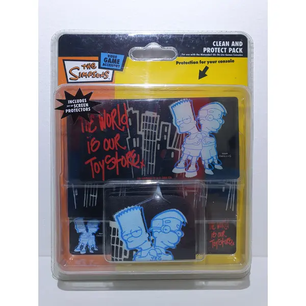 PACK DE NETTOYAGE ET PROTECTION THE SIMPSONS - POUR DS LITE - NEUF SOUS BLISTER