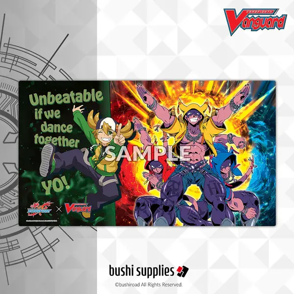 Bushiroad Rubber Playmat Vol. 14 - CARDFIGHT!! VANGUARD x Future Card Buddyfight - Tetsuya & Asmodai