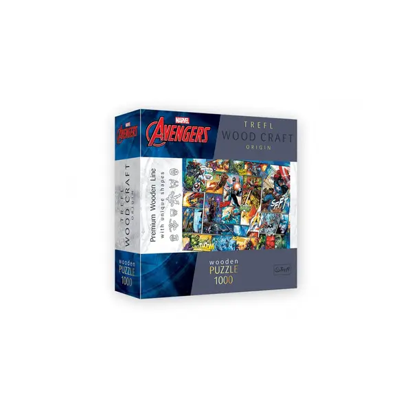 Puzzle 1000 pièces en bois - Marvel Comics