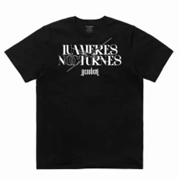 Nessbeal "Lumières Nocturnes" T-shirt Noir - Addictive Store