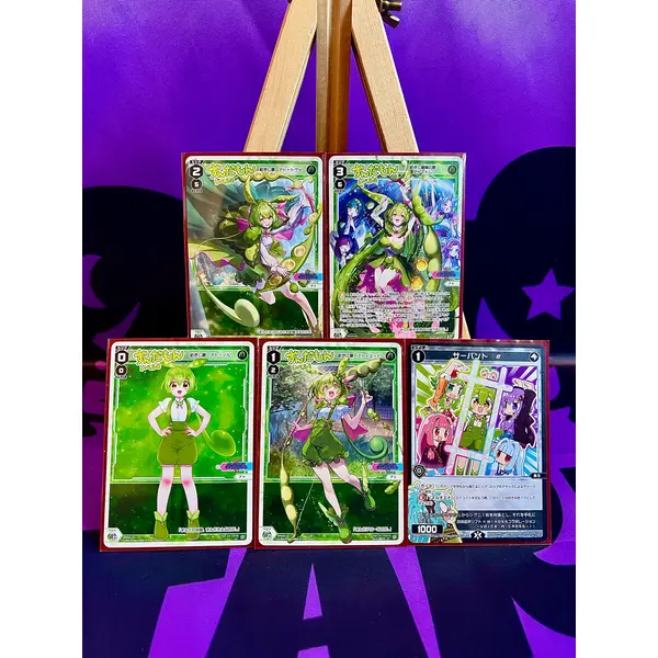 5 cartes Promo Wixoss - Voice Across - Zundamon - Promo - Non Brillantes