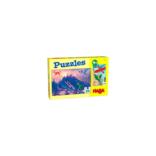 Puzzles 24 pièces Dragons - Haba