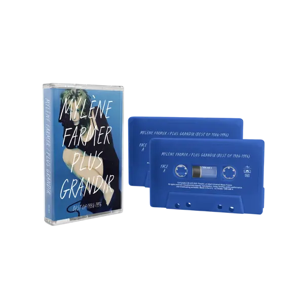Mylène Farmer - Plus grandir – Best Of 1986 - 1996 - Double Cassette Bleue