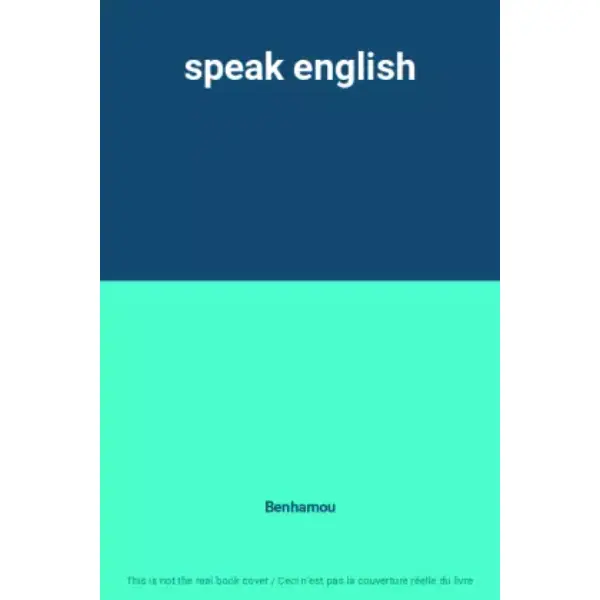 speak english