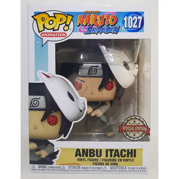 FUNKO POP 1027 - NARUTO SHIPPUDEN - ANBU ITACHI - SPECIAL EDITION - OCCASION