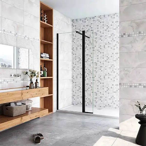Aica Sanitaire Aica_sanitaire Paroi de douche 80x200cm Verre Sécurit