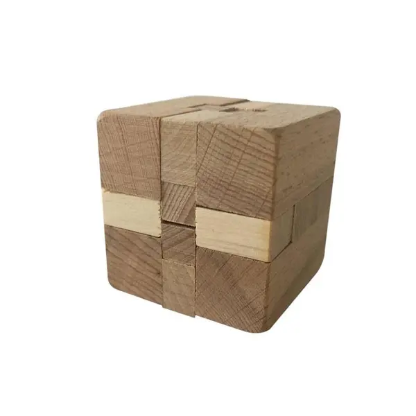 Wooden Casse-Tête : Le Cube