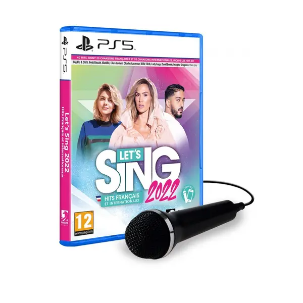 Let's Sing 2022 - Hits Français et Internationaux + 1 Micro PS5 - Neuf sous blister